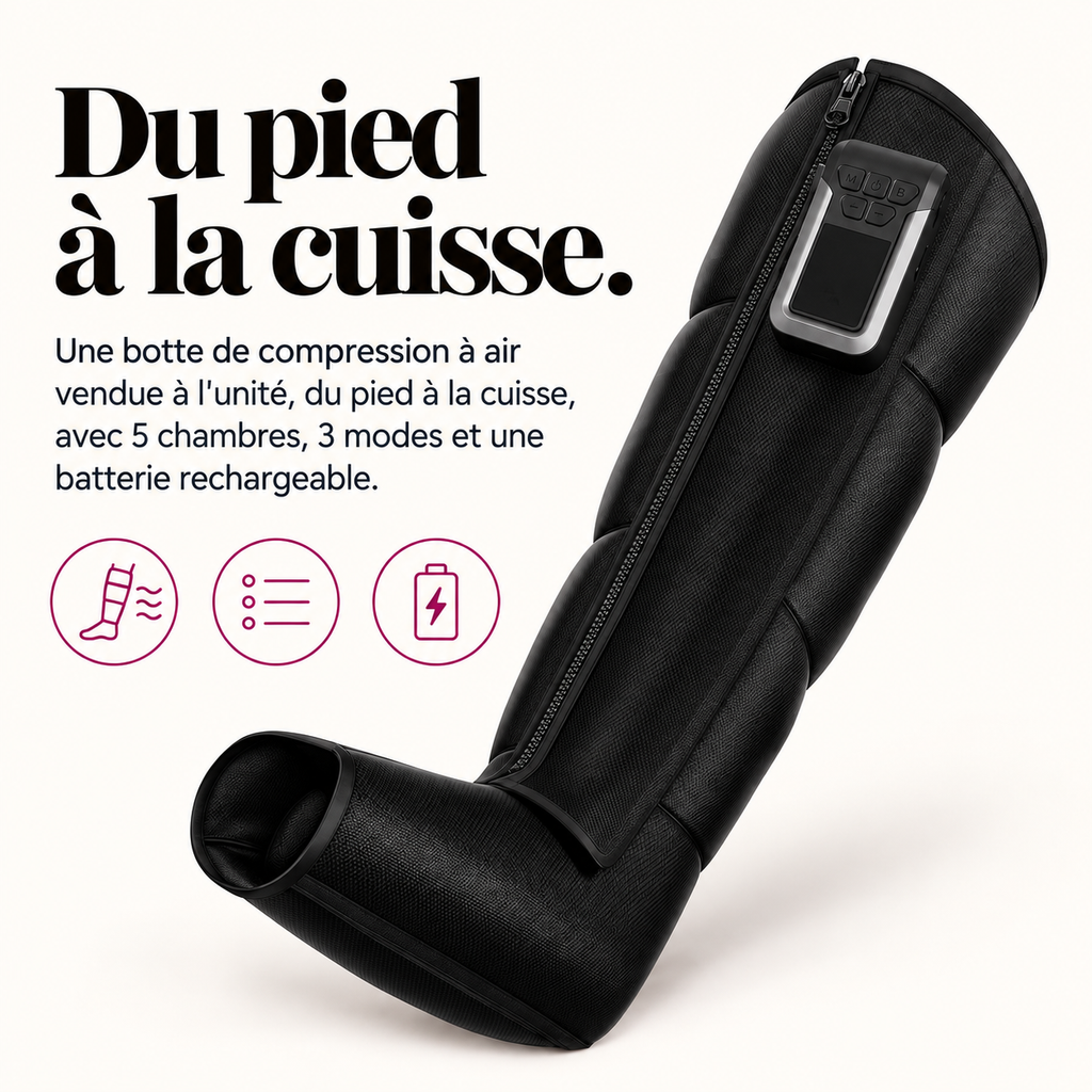 Botte de compression à air sans fil : présentation du modèle, visuel 3.