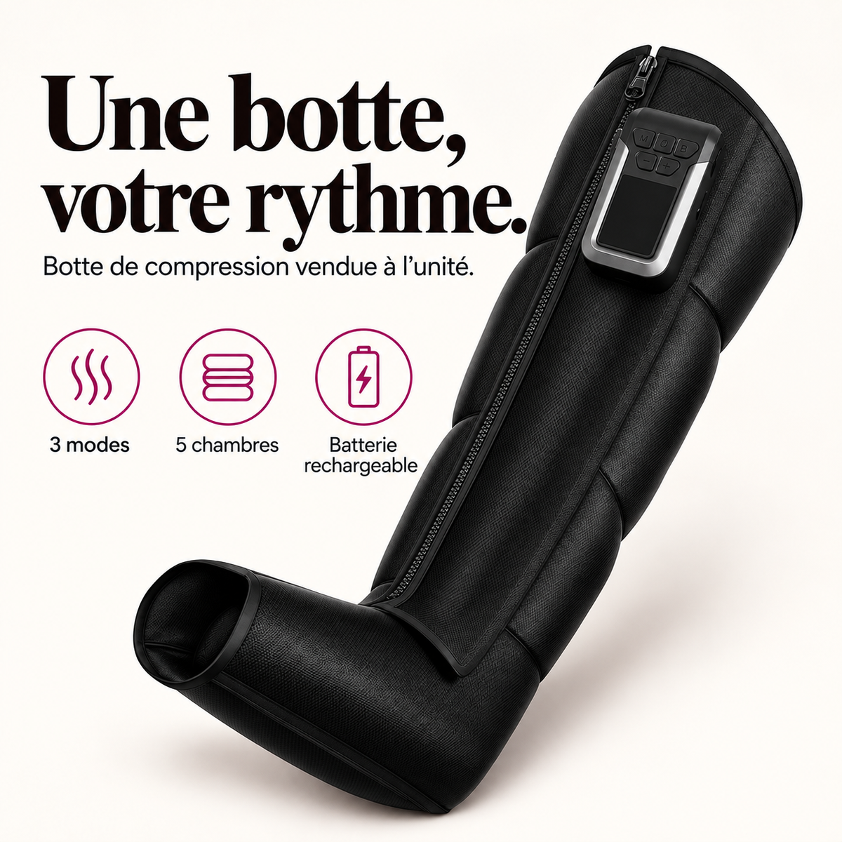 Botte de compression à air sans fil : présentation du modèle, visuel 5.