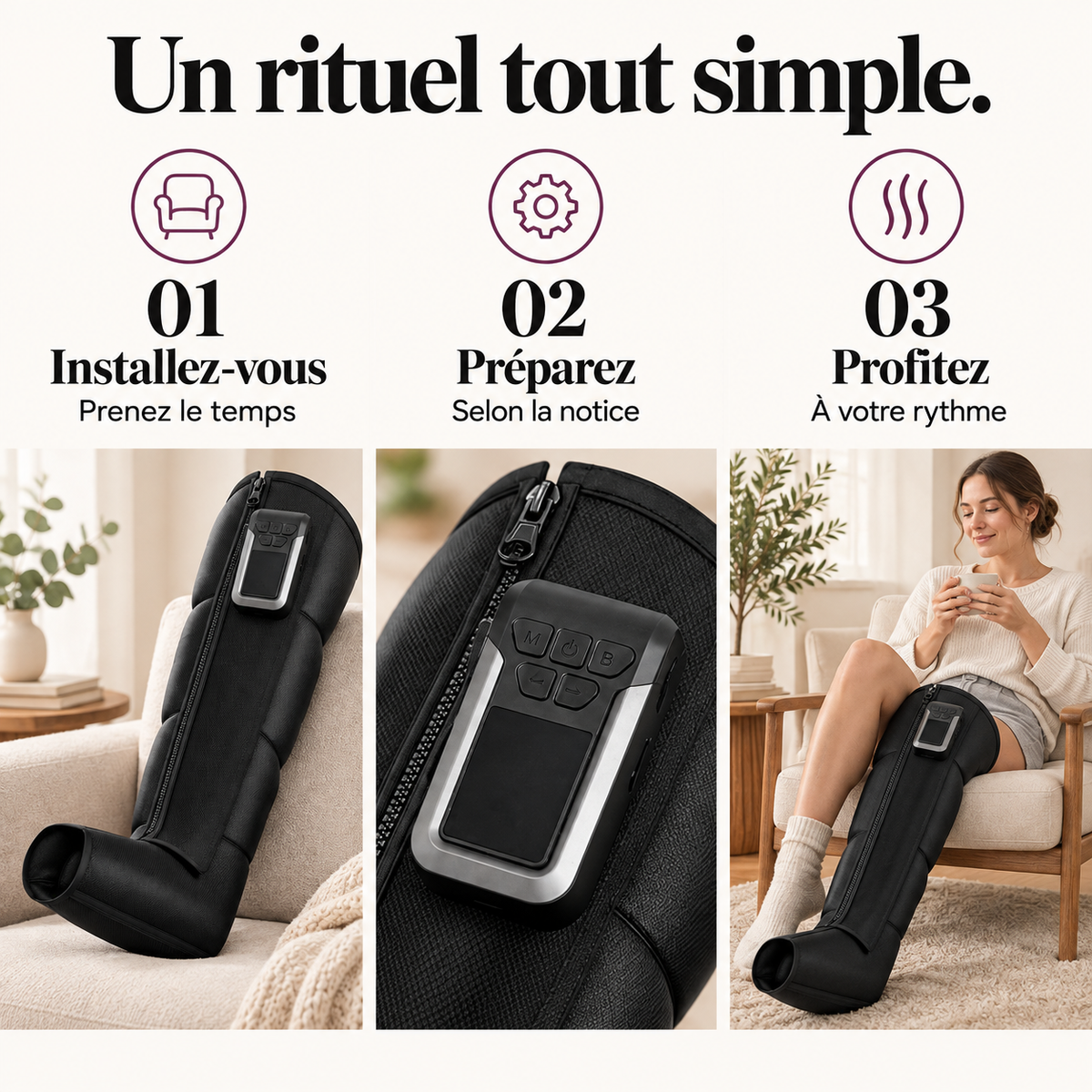 Botte de compression à air sans fil : présentation du modèle, visuel 8.